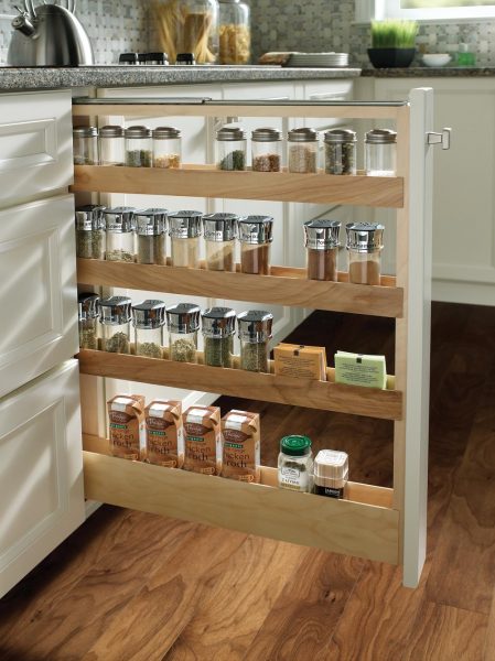 Pull-Down Spice Rack