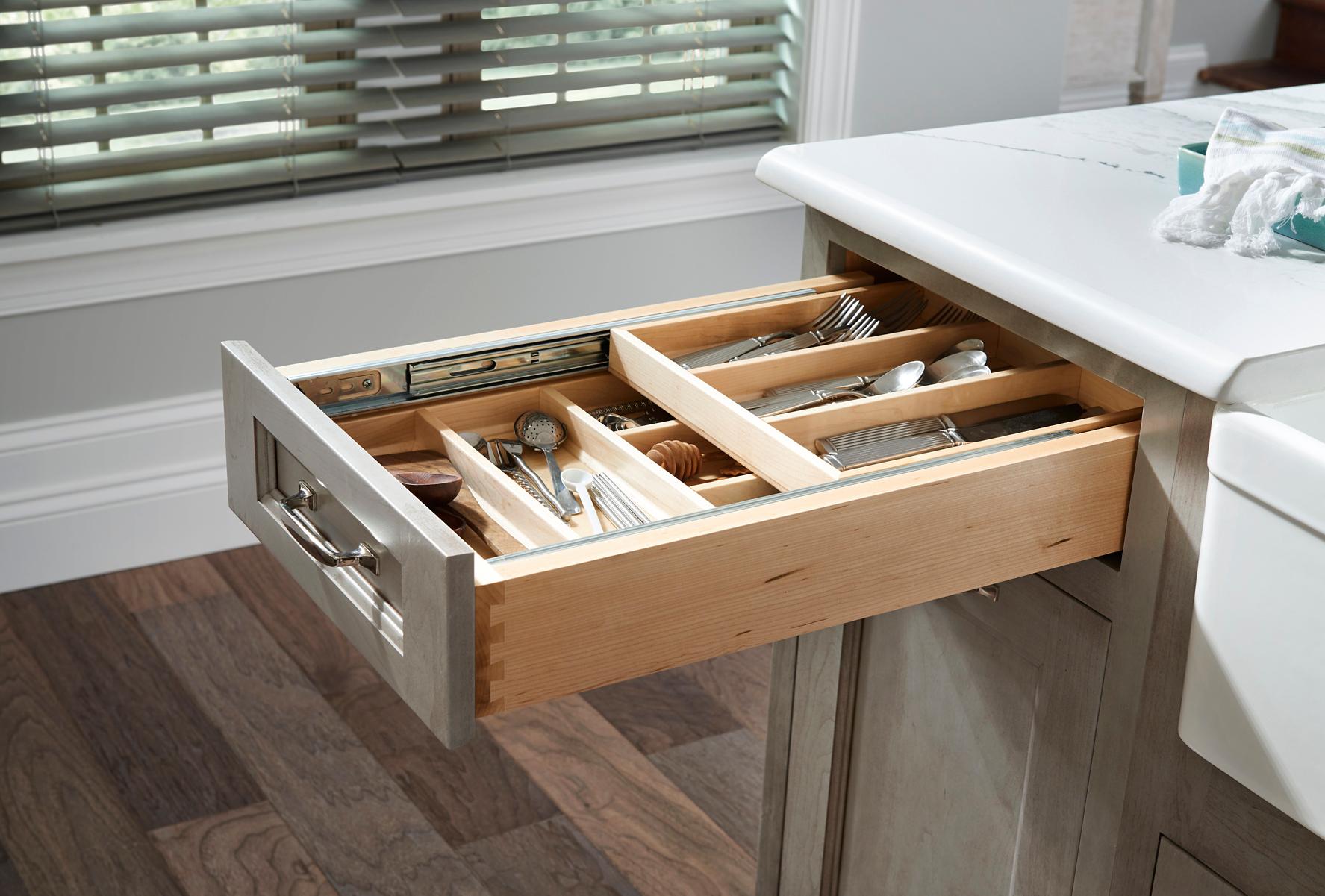 Medallion Cabinetry - Tiered Cutlery Divider Drawer