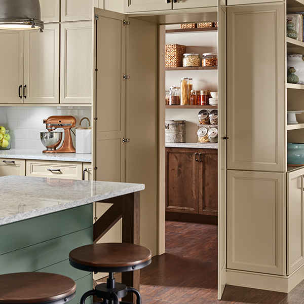 Medallion Cabinetry - Custom Tall Cabinet with Adjustable Tray