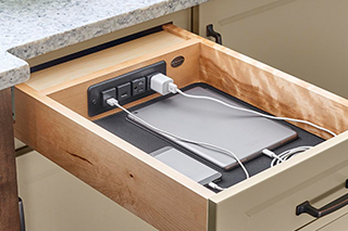 Mobile Device Charging Drawer