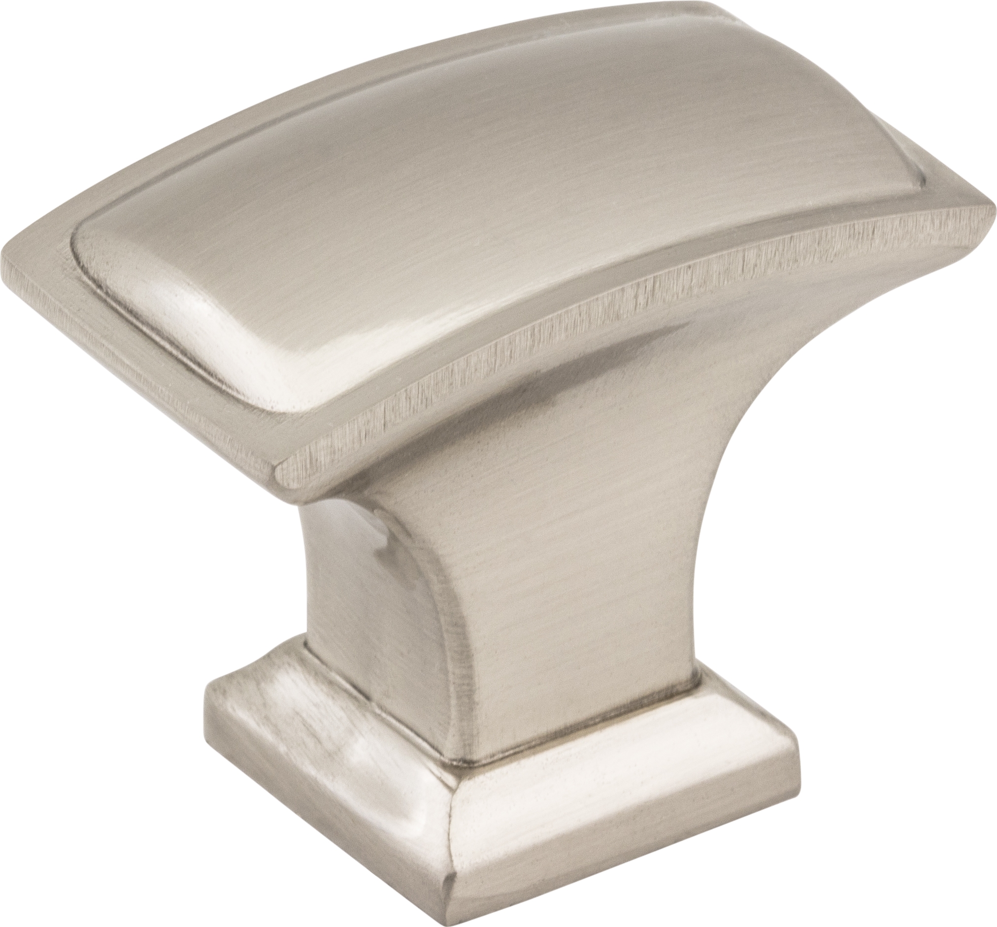 Medallion Cabinetry Transitional Knob A Satin Nickel   HW 435L SN 1 