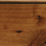 Chestnut Ebony Highlight on knotty alder