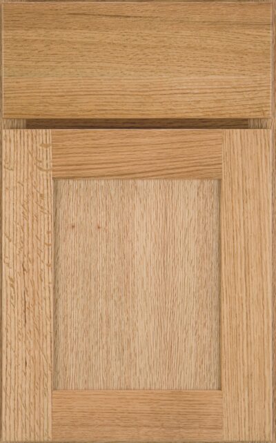 Natural on quartersawn oak