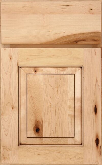 Natural on rustic maple