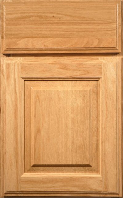 Natural on oak with Slab Drawer front